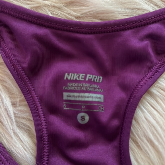 Grape purple Nike pro racerback sports bra 🍇✔️ - Picture 4 of 4